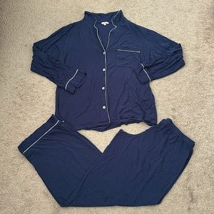 Gisele Pj Set | Navy/Ivory